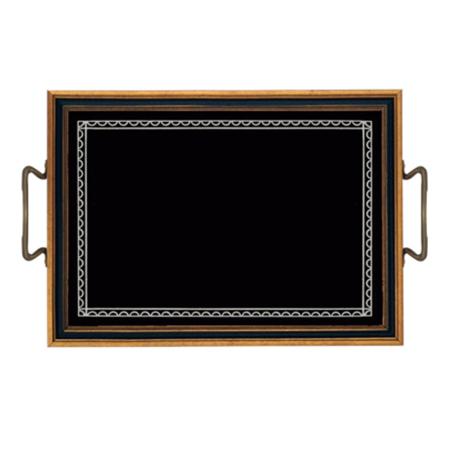 Mairin Black Border Tray | Foundation Goods