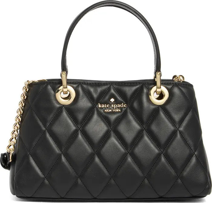 carey quilted leather satchel | Nordstrom Rack