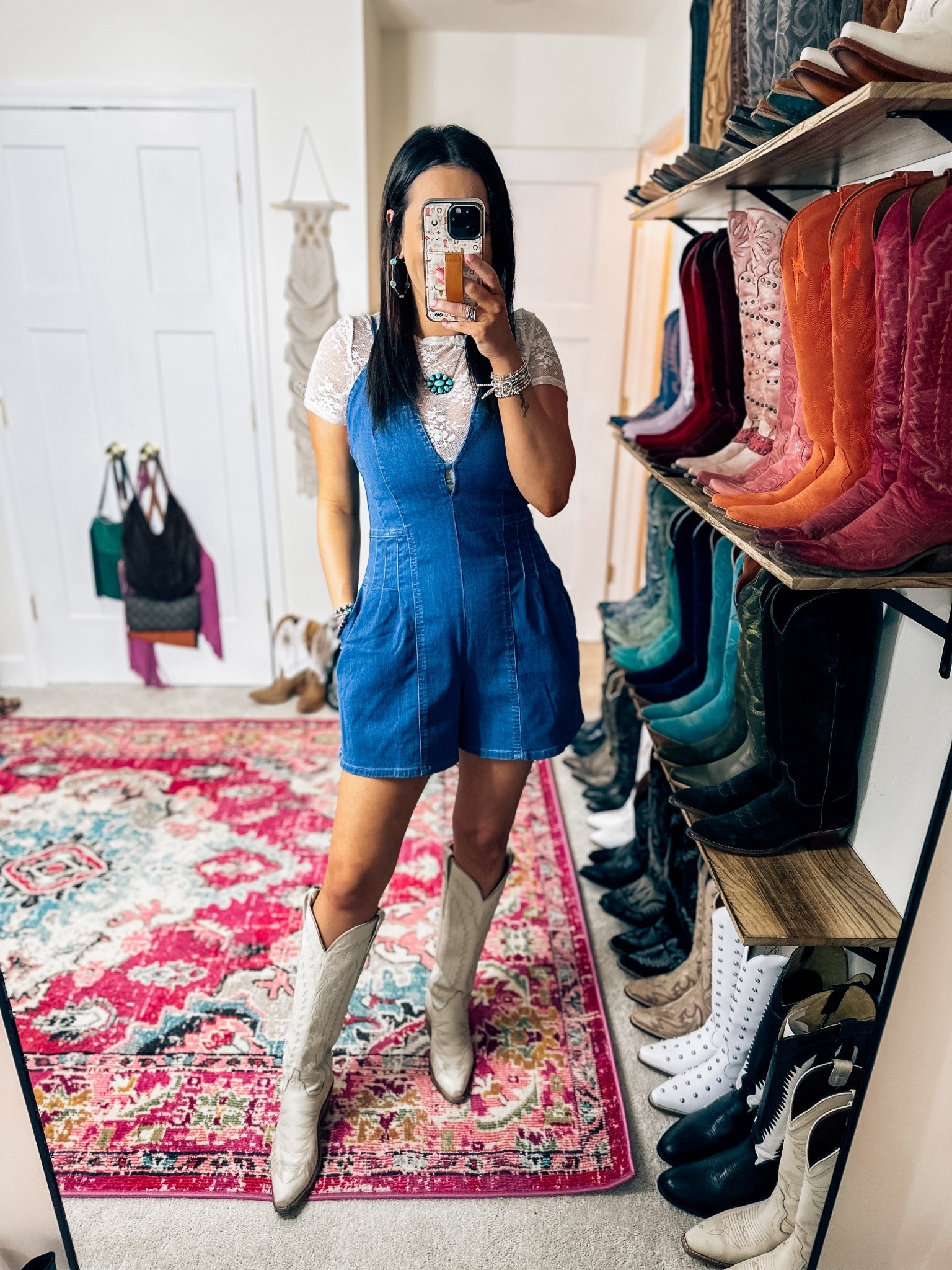 Wearing a medium and the denim romper it’s a look for less look alike from free people from Amazon ￼

#LTKgrwm #LTKootd #LTKdayinmylife