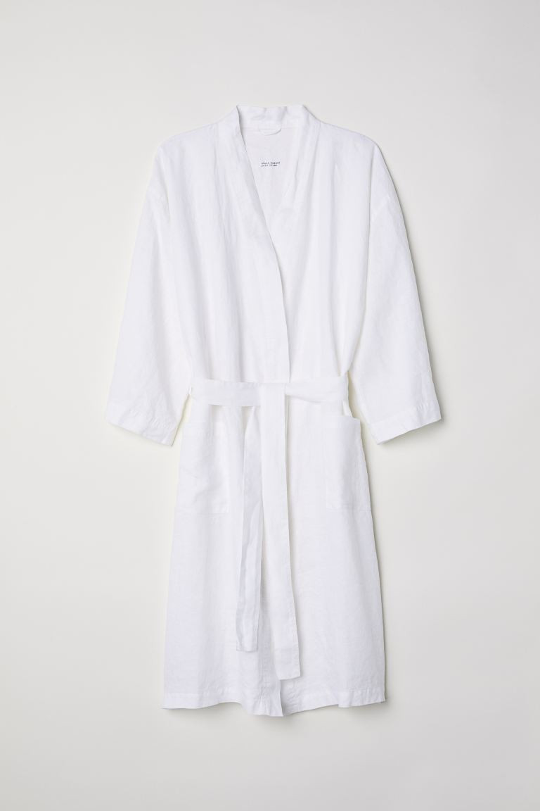 Washed Linen Bathrobe | H&M (US + CA)
