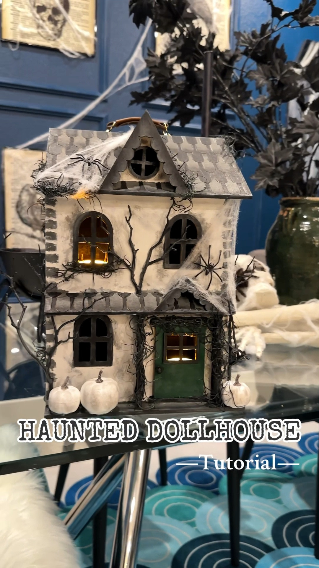 DIY Haunted Dollhouse Tutorial! I had so much fun creating this last year and wanted to link the supplies for you to make your own. 🕷️💀

Halloween Decor Ideas | Halloween Home | DIY Tutorials | Craft Ideas

#LTKSeasonal #LTKHome #LTKVideo