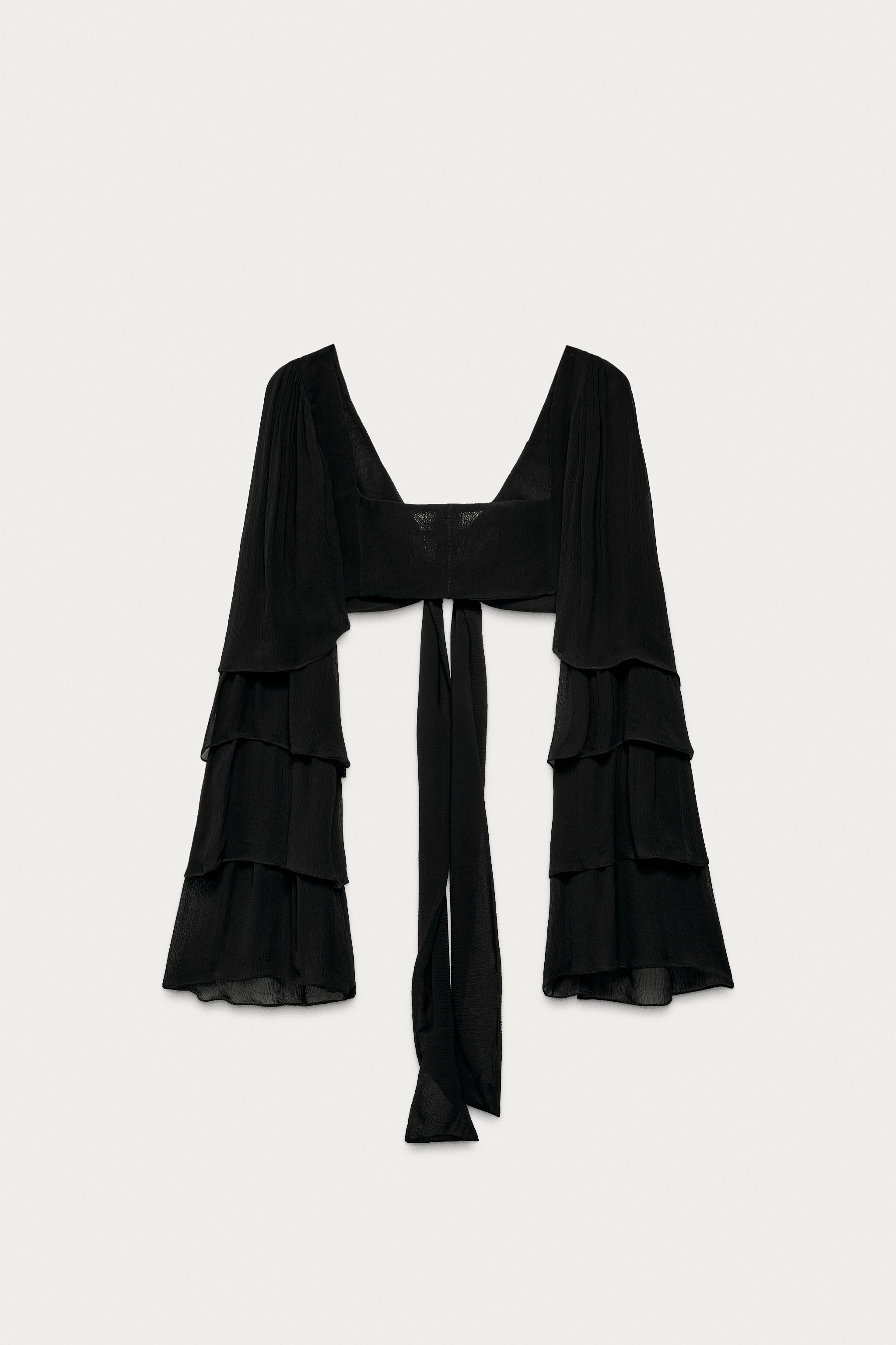 RUFFLED TOP MARISA BERENSON X ZARA | Zara US