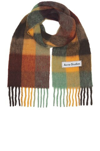 Acne Studios Scarf in Brown | FWRD 