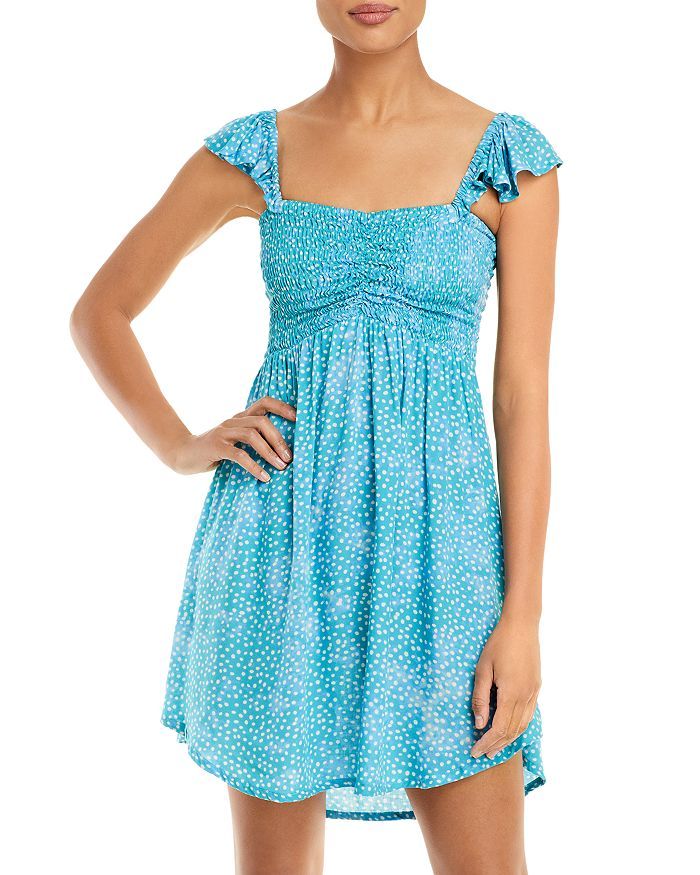 Hollie Smocked Mini Dress | Bloomingdale's (US)