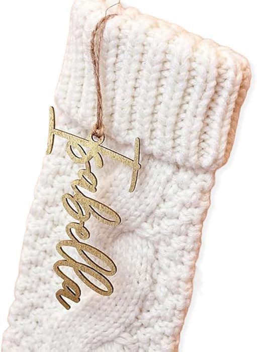 Stockings Name Tags | Personalized Wooden Tags Name for Christmas Stockings | Custom Wooden Name ... | Amazon (US)
