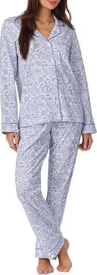 Print Stretch Jersey Pajamas | Nordstrom