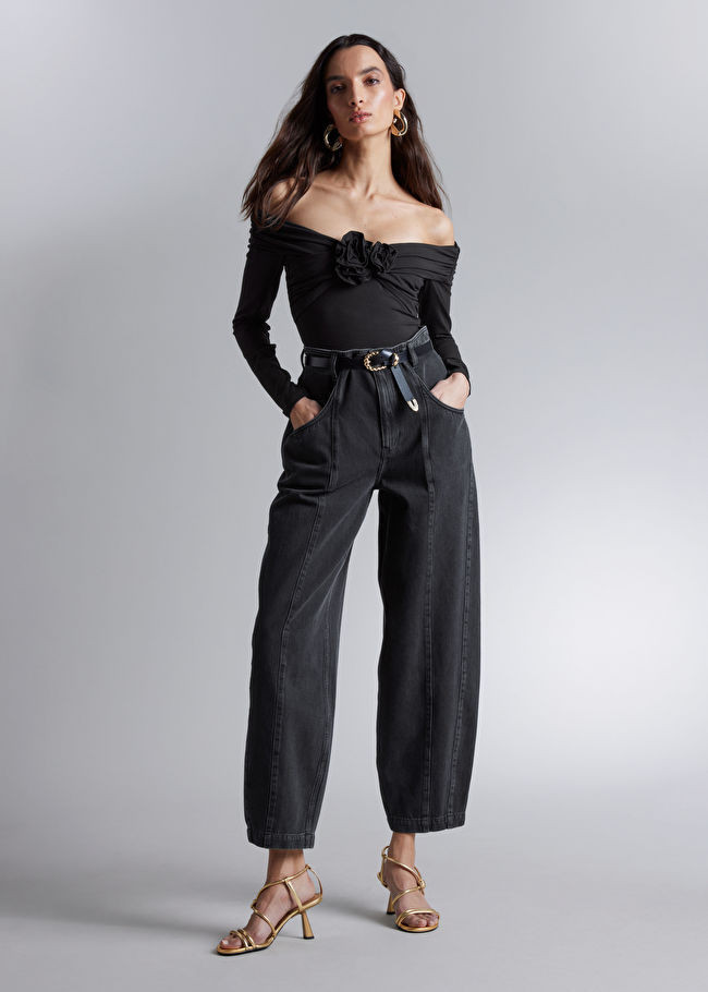High-Waist Barrel-Leg Jeans | & Other Stories (EU + UK)
