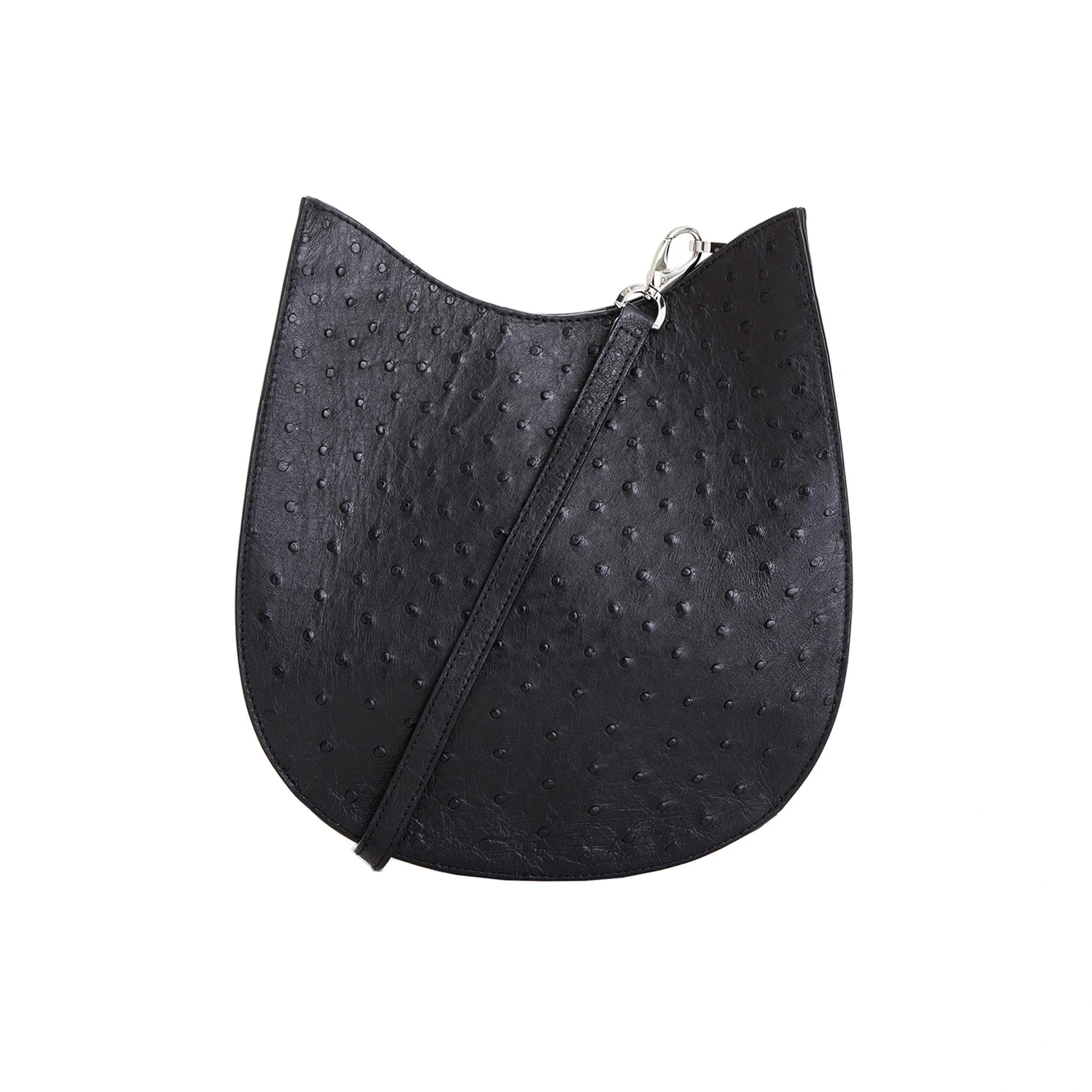 Capri in Black Ostrich by Cape Cobra | Support HerStory