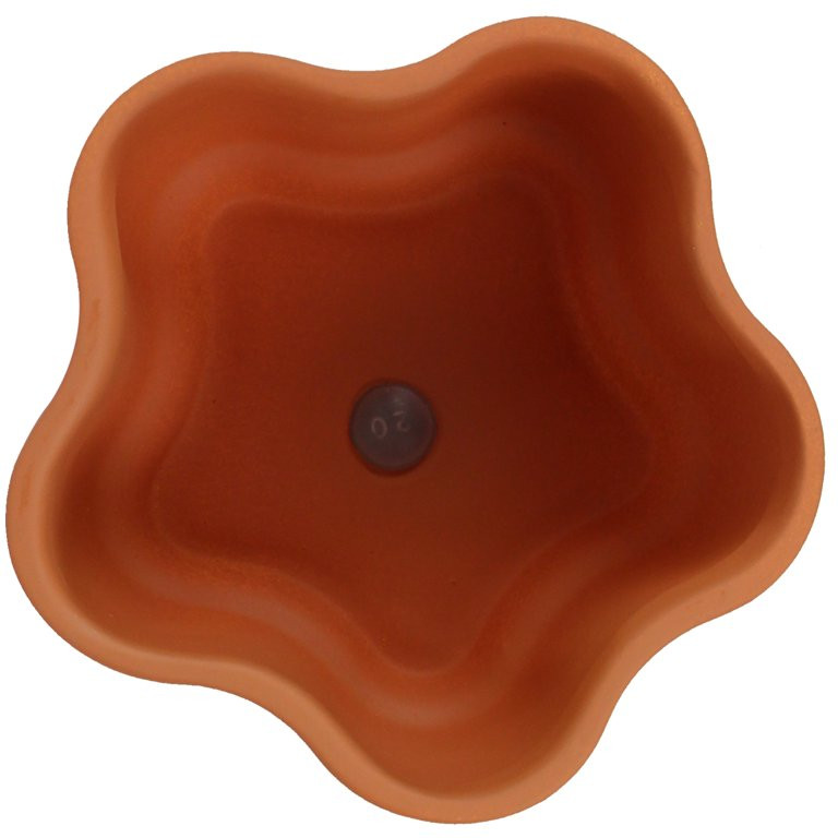 Mainstays 8in Gemeni Terra Planter, Terracotta | Walmart (US)
