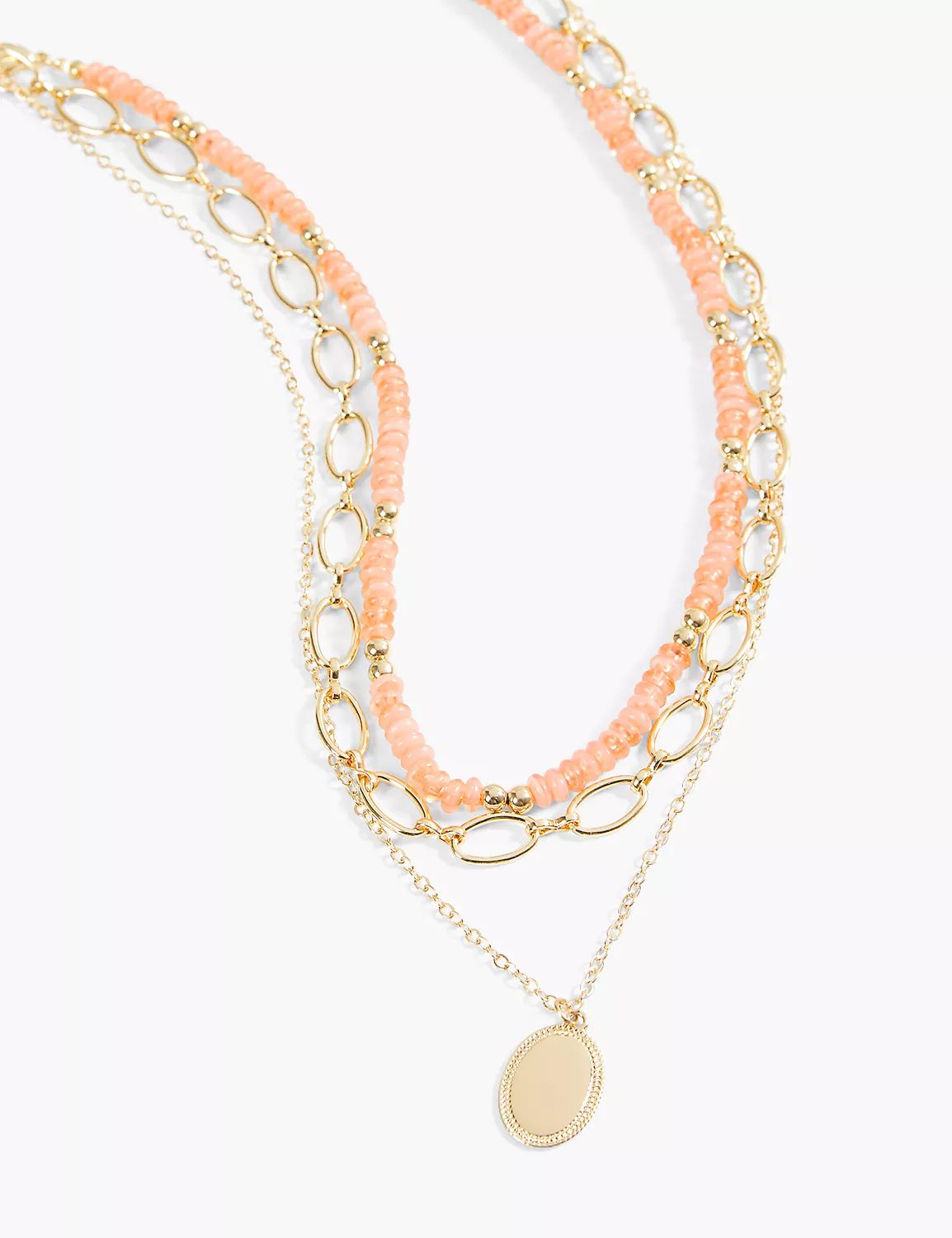 Convertible Multi-Strand Pop Of Color Pendant Necklace | LaneBryant | Lane Bryant (US)