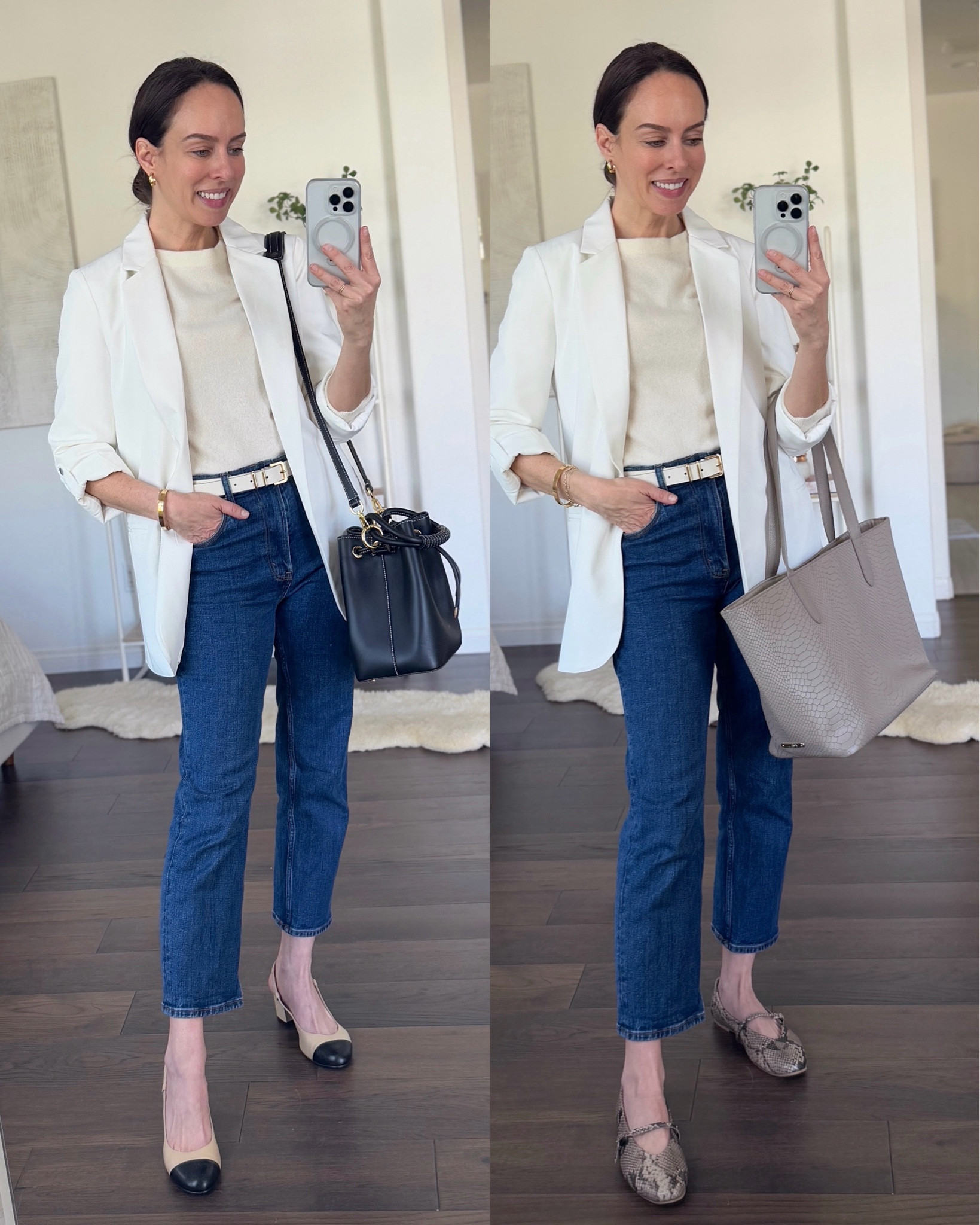 Sweater: S / Jeans: 25 extra short : shoes: run tts 

The blazer was a Forever 21 find from 2017! Linked to a similar affordable one I have and love!  

#LTKStyleTip #LTKOver40 #LTKPetite