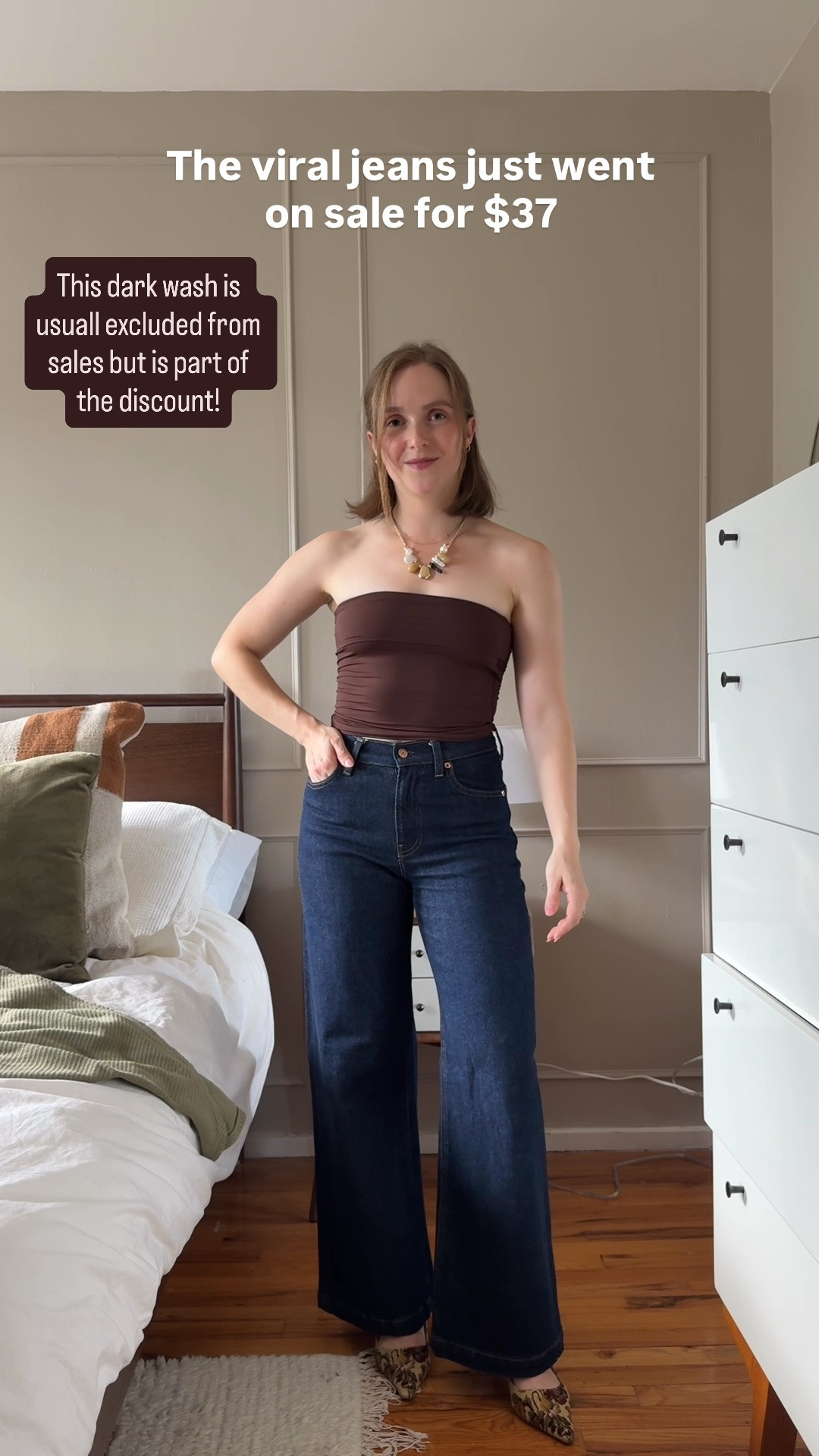 Run! $37 gap stride wide leg jeans! These went viral for a reason, truly flattering on any body type wearing 25 petite (I’m 5ft 2) and hit an inch or 2 off the ground in flats.

#LTKootd #LTKPetite #LTKSaleAlert