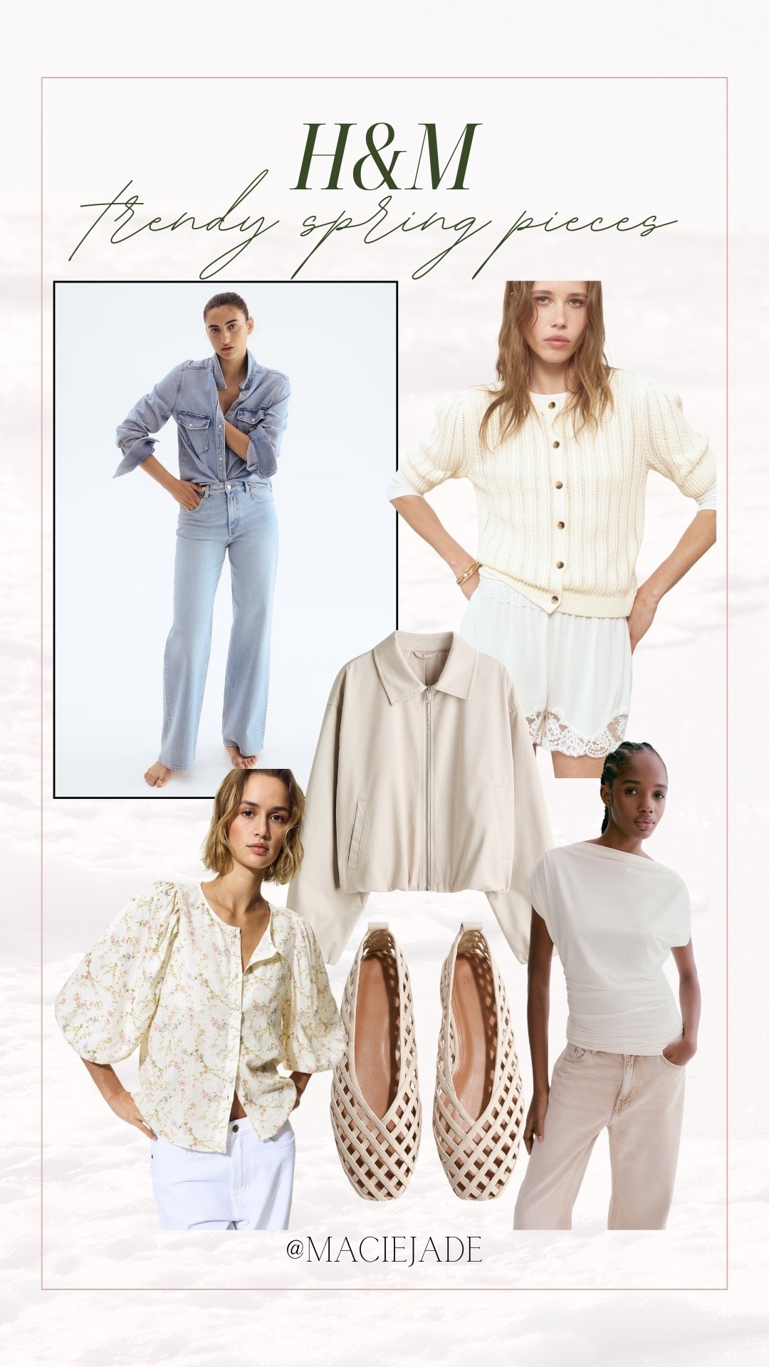 Trendy finds at H&M!😍✨ h&m finds, h&m womenswear, spring finds, spring outfit

#LTKgrwm #LTKspringtrends #LTKootd