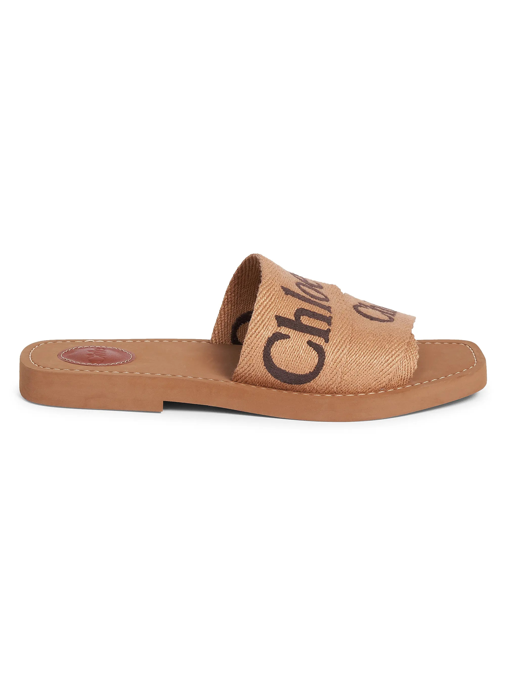 Woody Linen Slides | Saks Fifth Avenue