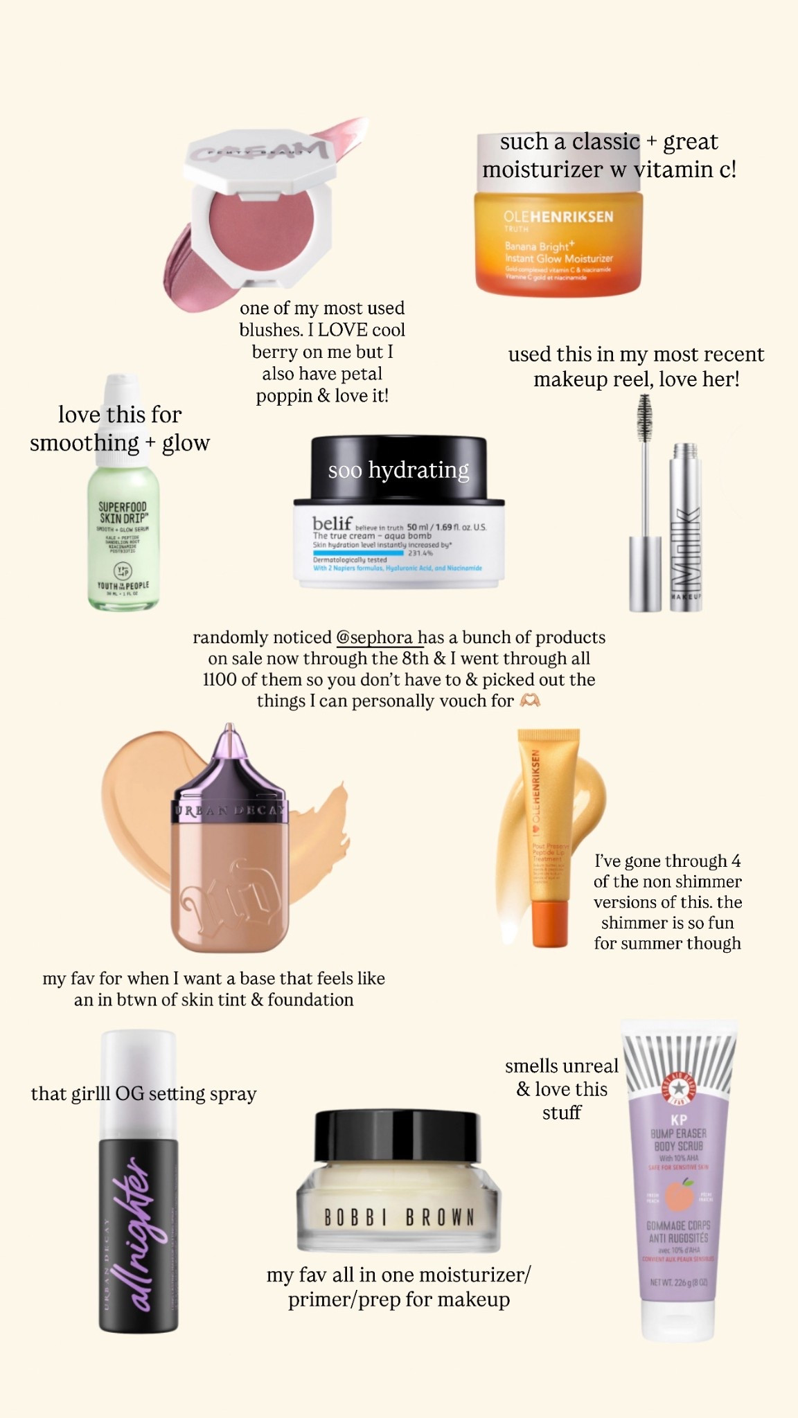 July picks from Sephora’s sale through July 8th! I’ve personally tried all of these and love them :) 

Sephora sale, Sephora sale haul, Sephora sale picks 

#LTKSaleAlert #LTKBeauty #LTKFindsUnder50