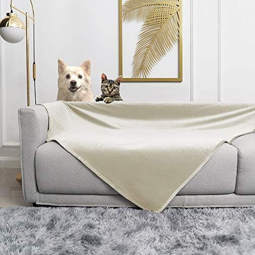 fuguitex Waterproof Dog Blanket Bed Cover Dog Crystal Velvet Fuzzy Cozy Plush Pet Blanket Throw Blan | Amazon (US)