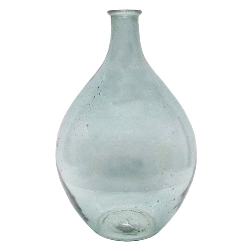 Ty Pennington Sea Blue Seeded Glass Vase, 13.5" | At Home