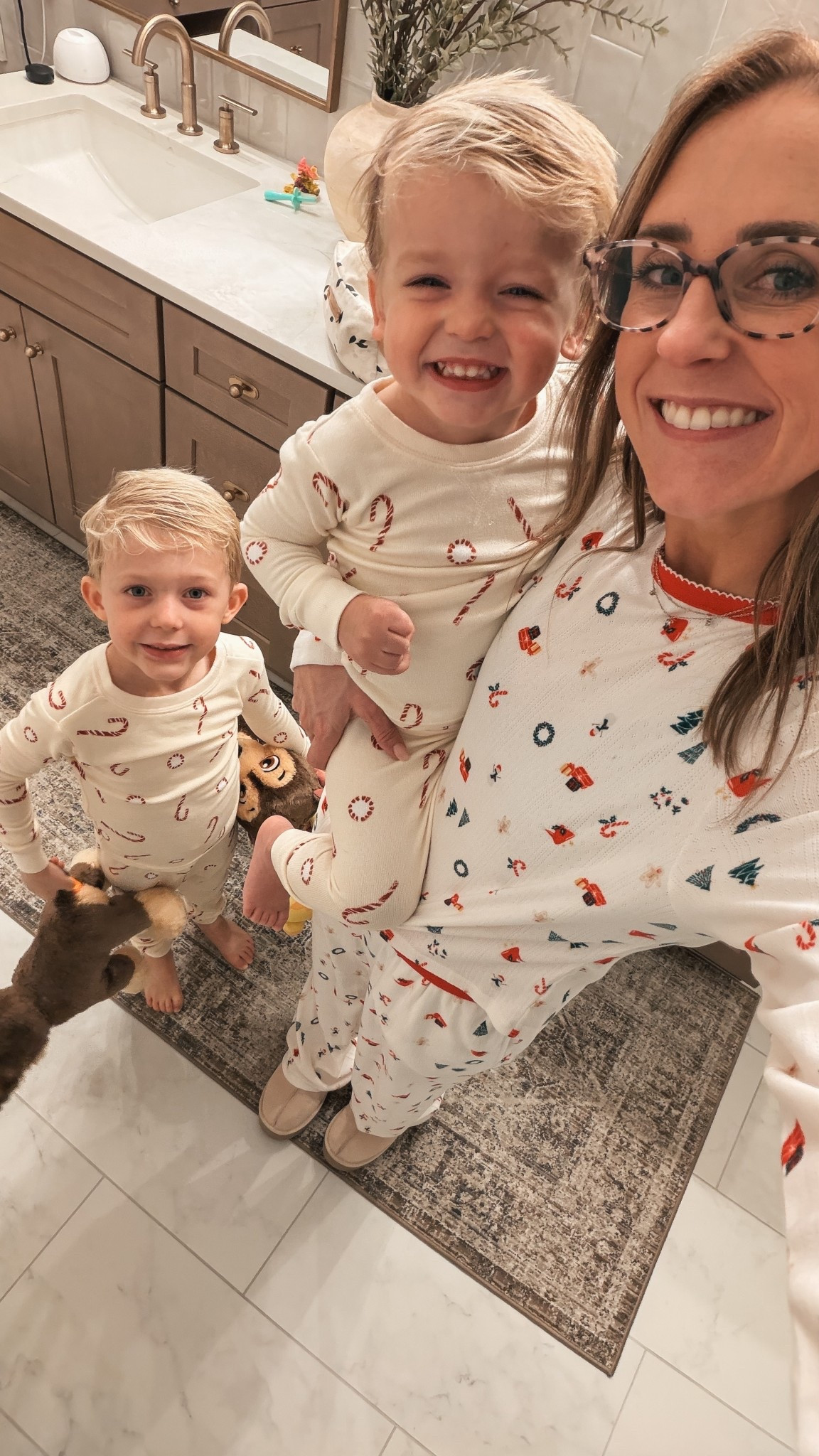Our fav Christmas PJs are back in stock!! $19 for women’s set and $11 for the kids!! 

#LTKdayinmylife #LTKPetite #LTKHoliday