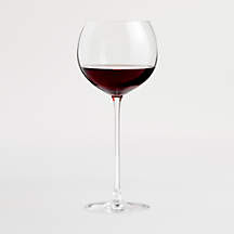 Camille 23-Oz. Long-Stem Wine Glass - Red + Reviews | Crate & Barrel | Crate & Barrel