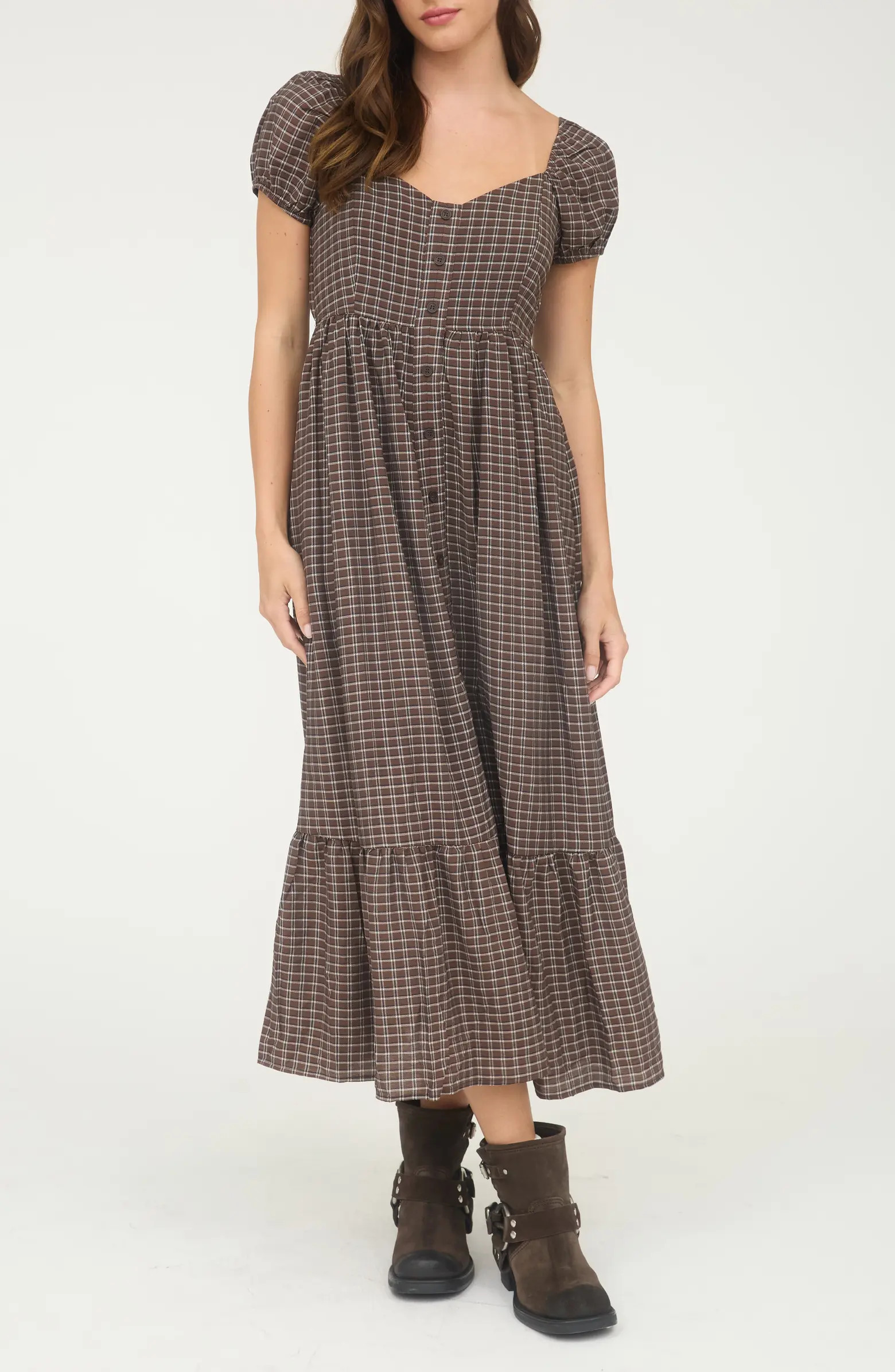 Blu Pepper Puff Sleeve Maxi Dress | Nordstromrack | Nordstrom Rack