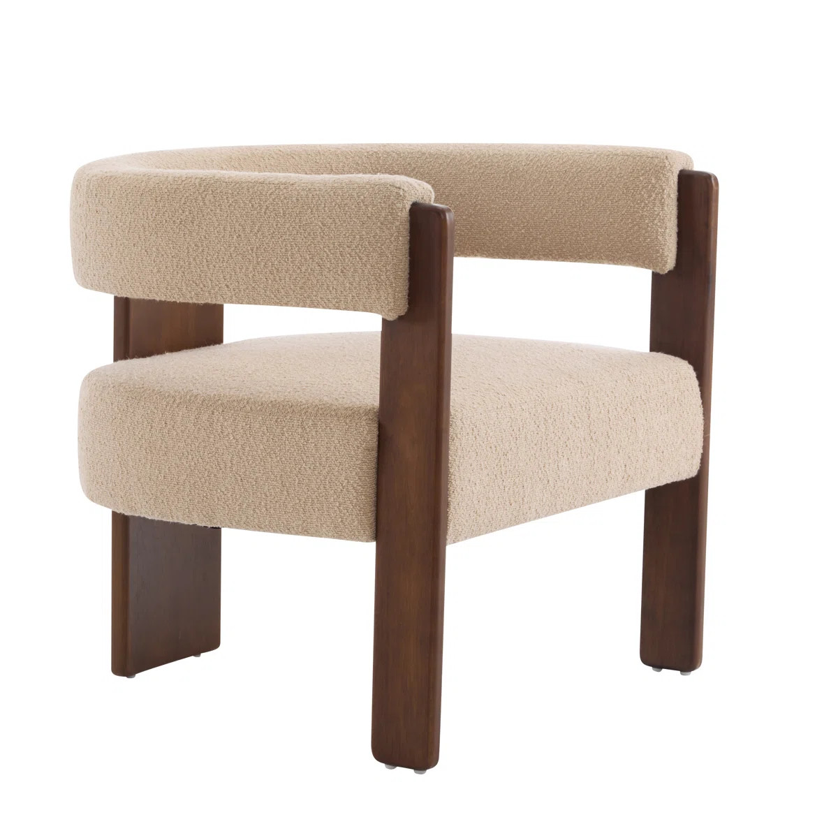 Melanney Modern Upholstered Fabric Accent Armchair | Wayfair North America
