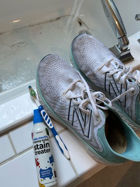These running shoes were covered in caked on mud - that I let sit that way for over a month in the garage 😝

This stain remover spray is magic, and I use it on everything from kid clothes to furniture and shoes. 

#LTKFind #LTKfamily
