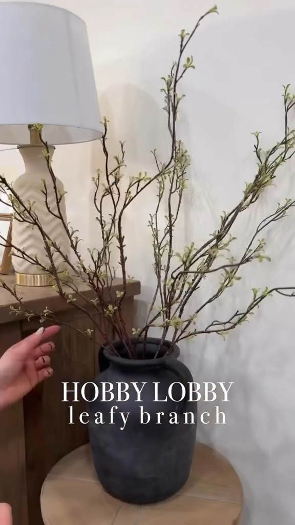 Favorite Hobby Lobby spring stem 🍃

Such a highly requested stem that I cannot link but I can deff share how to get it online from Hobby Lobby! 😍

Leafy branch SKU: 6649131
Terracotta vase comment SHOP for the 🔗!

#springstems #springflorals #springdecor #homedecorideas #ltkhome