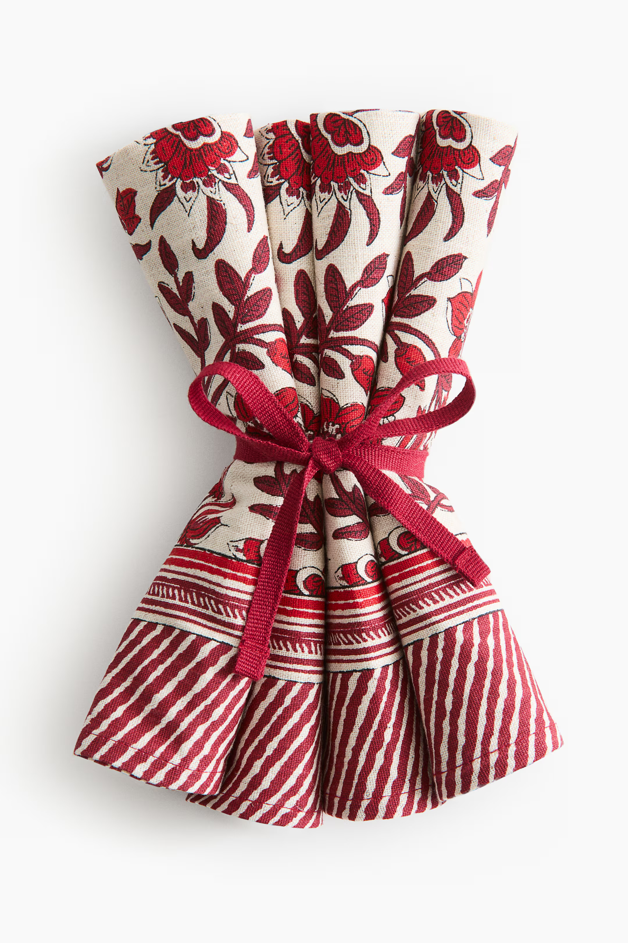 4-Pack Patterned Napkins | H&M (US + CA)