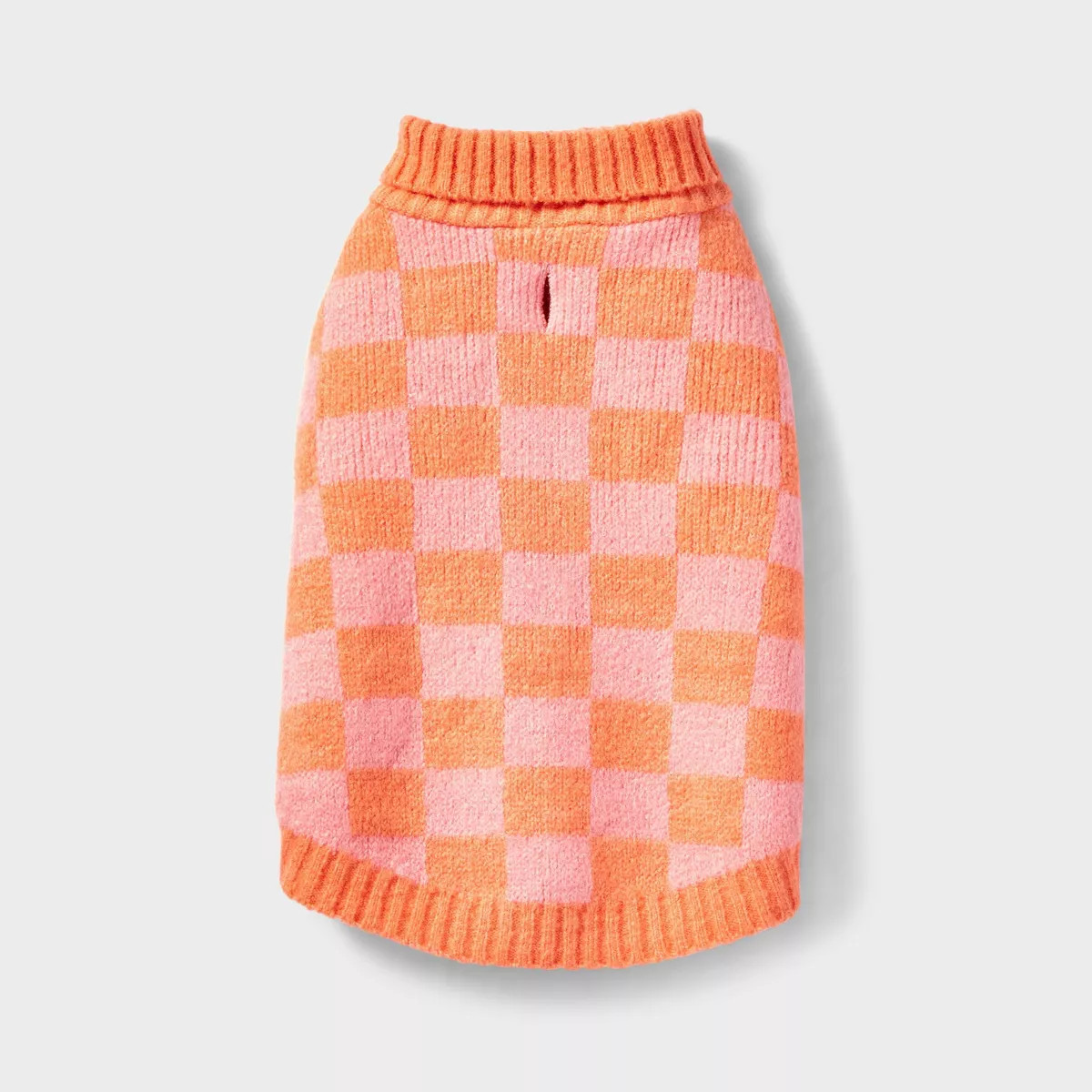 Checkered Knit Dog Sweater - Pink - Boots & Barkley™ | Target