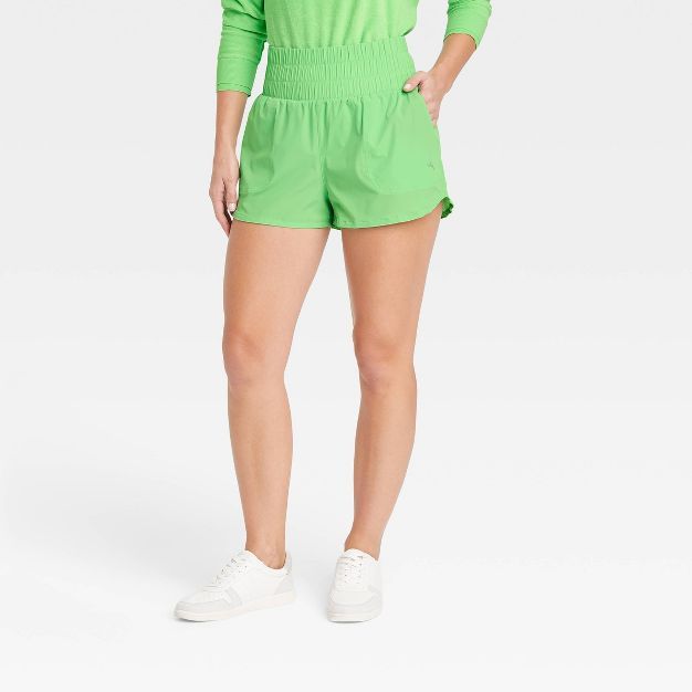 Women's High-Rise Woven Shorts 3" - JoyLab™ | Target