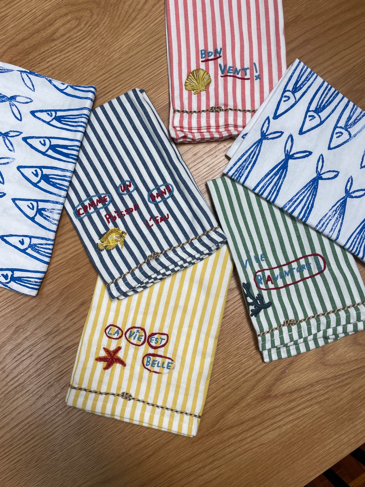 I am so obsessed with Anthro Homes stuff especially their napkins! Right now they are running a 40% off on all the sale items and I snag some of these napkin sets for my next dinner party (or just to look and use them on daily basis to make me happy haha) #anthrohome #dinnerware #dinnerparty #napkins #tableware #resortlooks

#LTKHome #LTKSaleAlert #LTKFindsUnder50