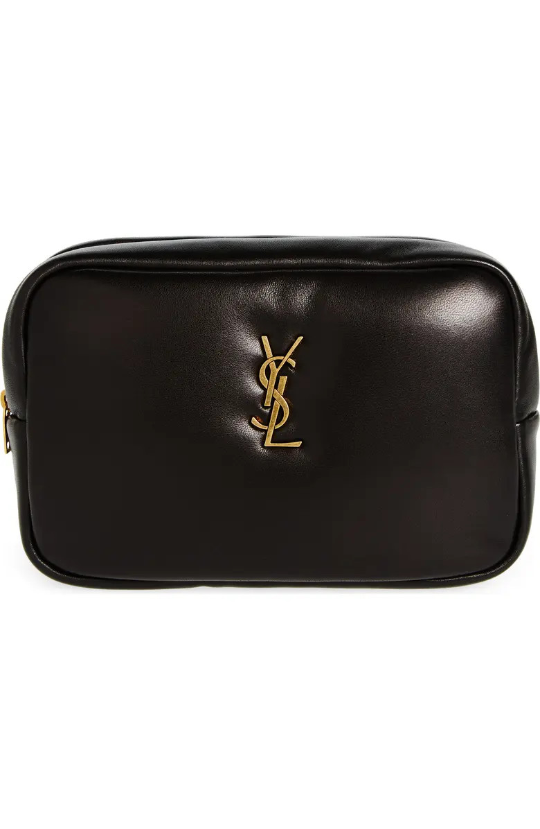 Cassandre Lambskin Leather Pouch | Nordstrom