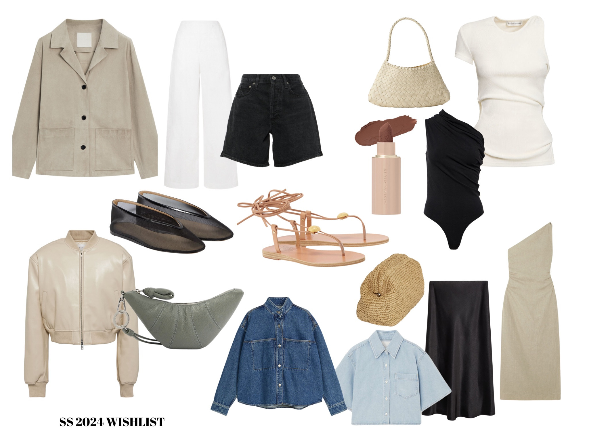 I’m sharing my Spring/Summer 2024 wishlist with you!

My top fashion pieces for the new season & beyond. 

Staple pieces that are timeless, chic and extremely versatile for years to come.

Both high-end and more affordable ones.

I’ve also added my current makeup obsession; the new Westman Atelier lipstick.

Office days, school runs and strolling around in the best pieces ever!

#minimalstyle #chicstyle #springstyle

#LTKstyletip #LTKSeasonal #LTKfindsunder100