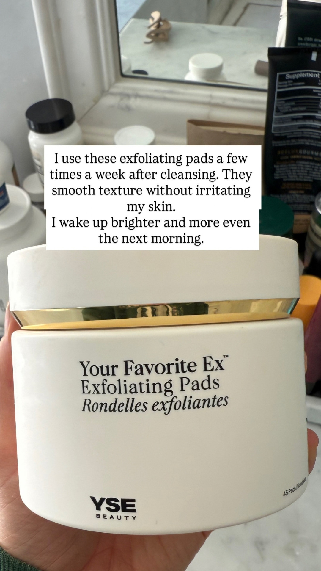 A few times a week after cleansing 🤍 These are an easy addition to my routine when I want smoother-looking, refreshed skin. 

 #LTKselfcare #LTKBeauty