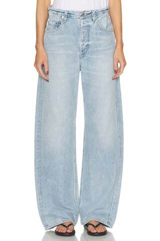 Citizens of Humanity Gwendoline Scrunch Jeans in Denim-Light | FWRD 