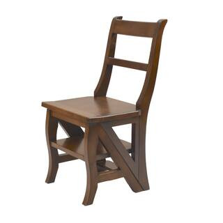 Carolina Chair & Table Chestnut Wood Folding Library Chair 1617-NC - The Home Depot | The Home Depot