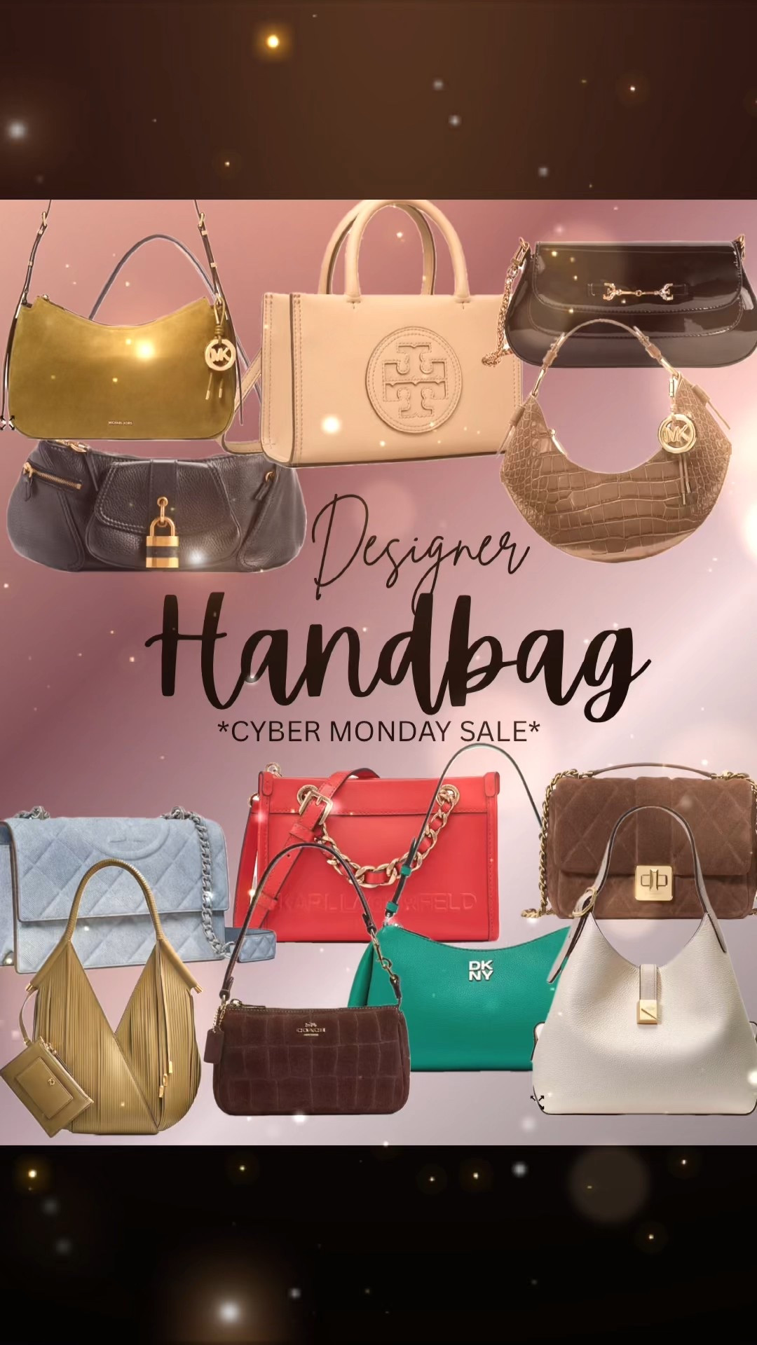 Designer handbag HUGE sale! Cyber Monday deals are here and these gorgeous bags are discounted more than ever! Add one to your own list and grab one for Mom. 

Kate Spade
Tory Burch
Divenchy
Voyou
Sam Edelman
Coach
Karl Lagerfeld Paris
Donna Karen New York
Michael Kors


#LTKGiftGuide #LTKCyberWeek #LTKselfcare