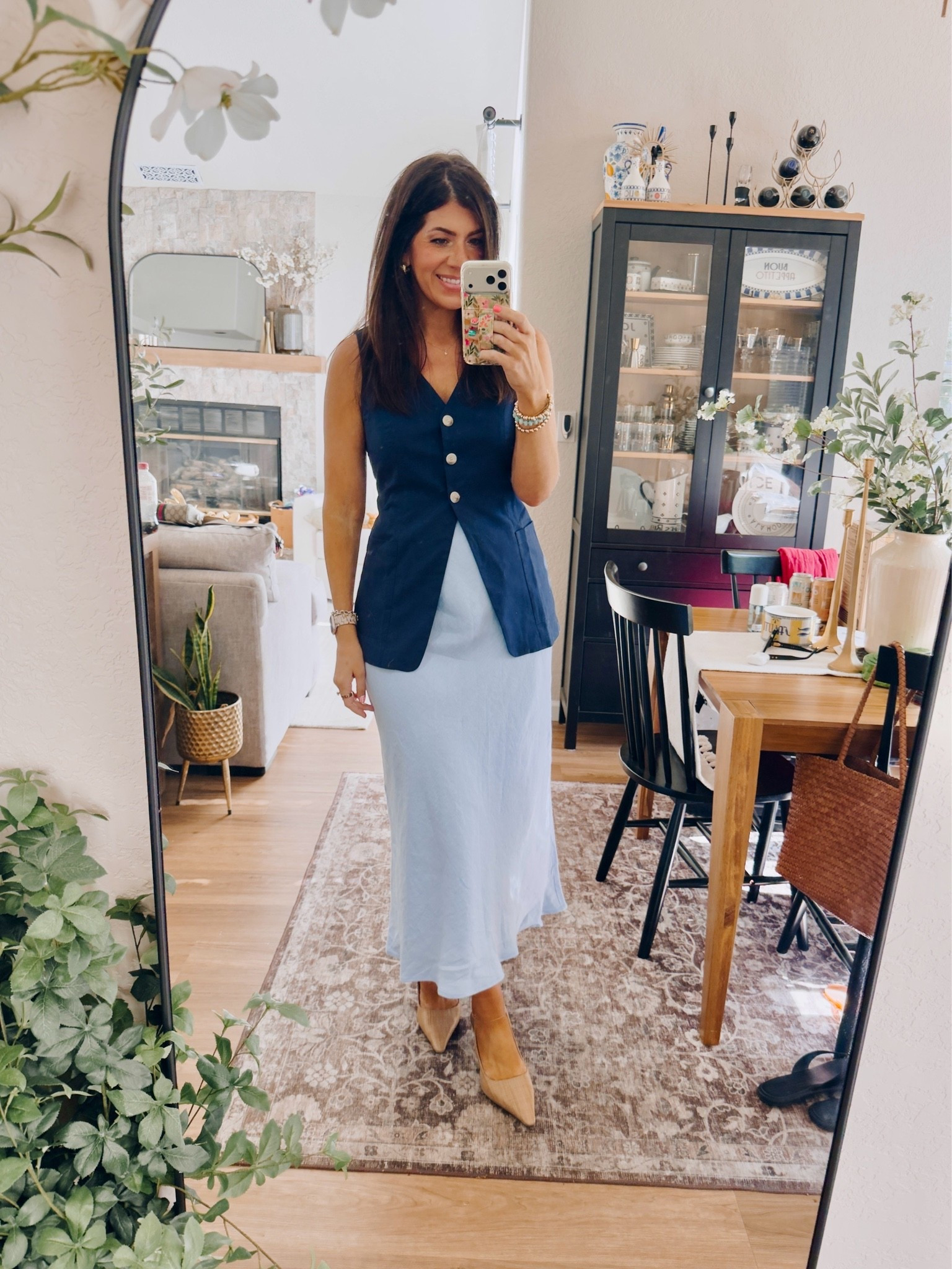 Work outfit of the day
Medium vest
Medium  tall skirt (added similar)

#LTKMidsize #LTKTall #LTKWorkwear