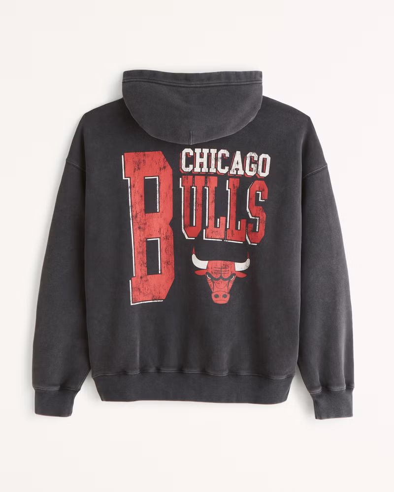 Chicago Bulls Popover Hoodie | Abercrombie & Fitch (US)