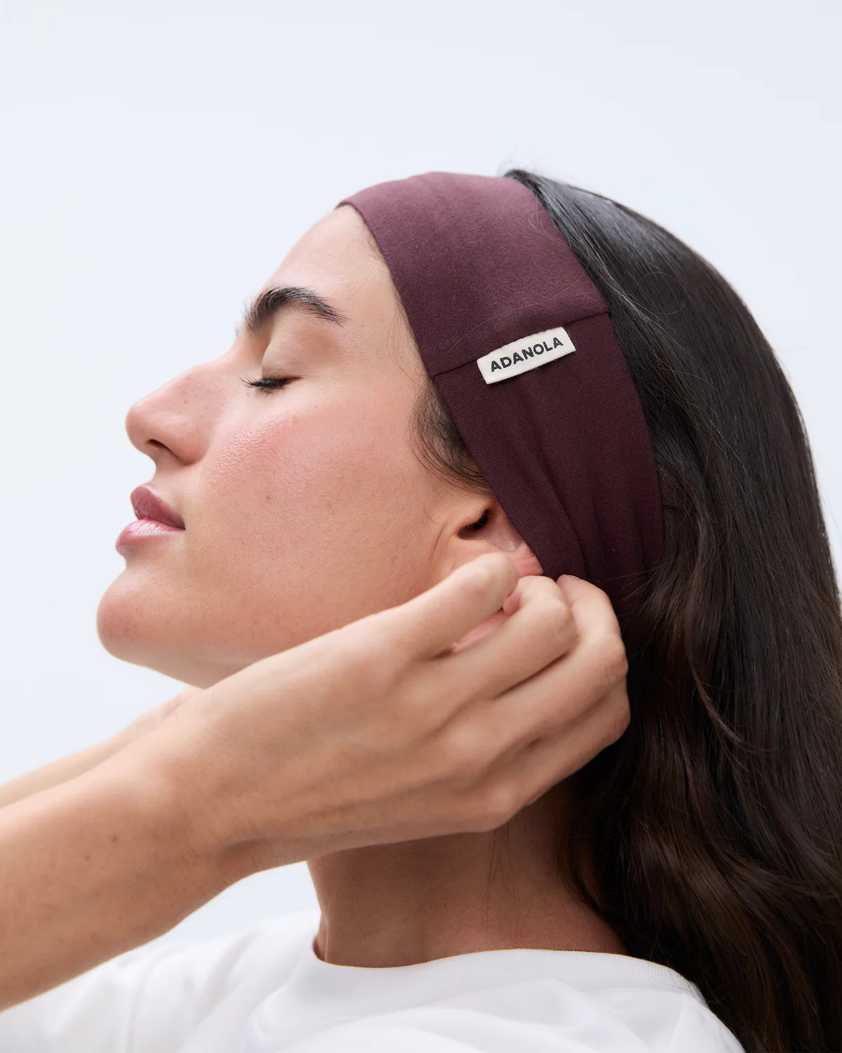 Jersey Headband - Burgundy | Adanola UK