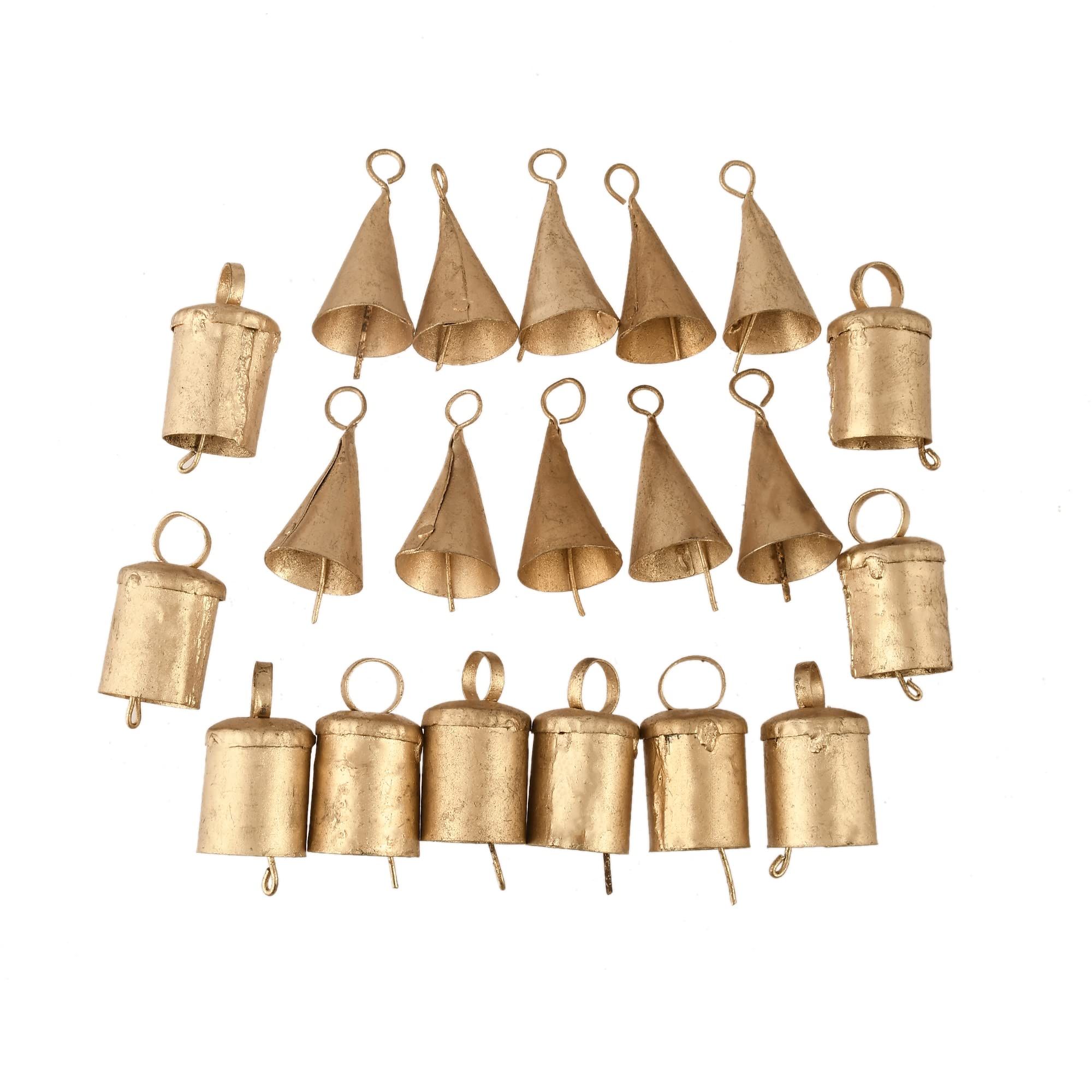 KRATI EXPORTS Barn Bells in Small Sizes- 20 Distinctive Golden Rustic Bells - Full of Beautiful R... | Amazon (US)