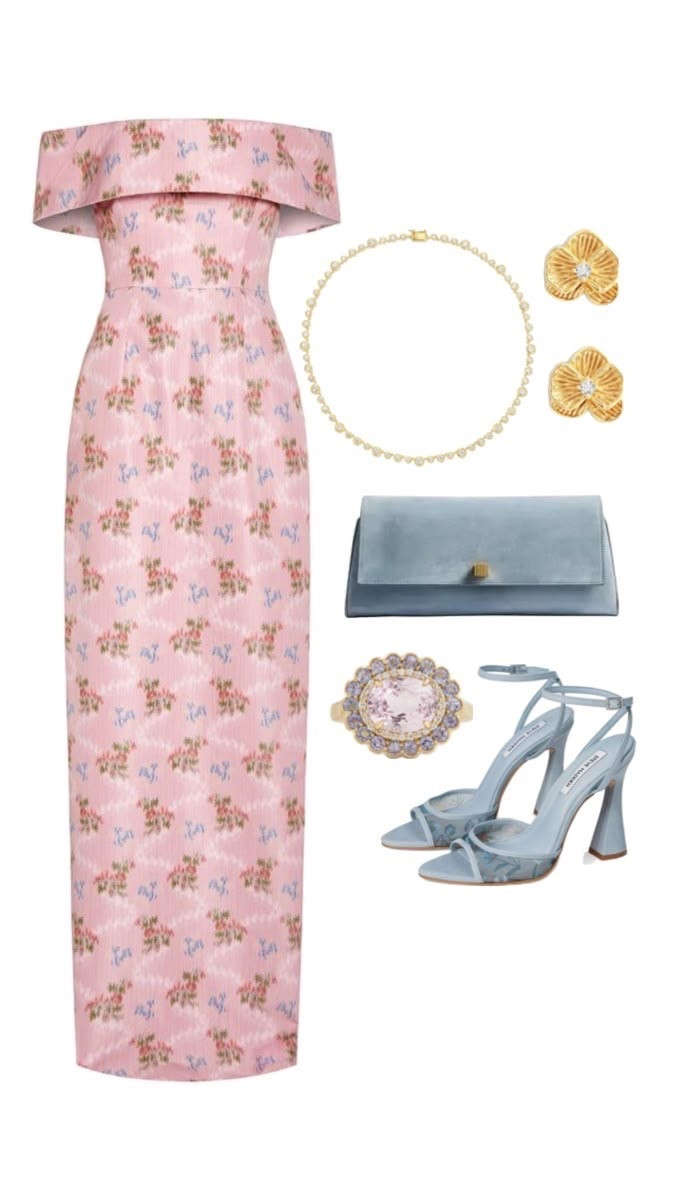 Spring Wedding Dress Inspiration #wedding #spring #springwedding #weddingguest #springinspo #weddinginspo #dressinspo