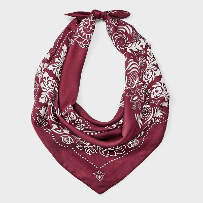 Baroque Printed Scarf - A New Day™ Maroon | Target