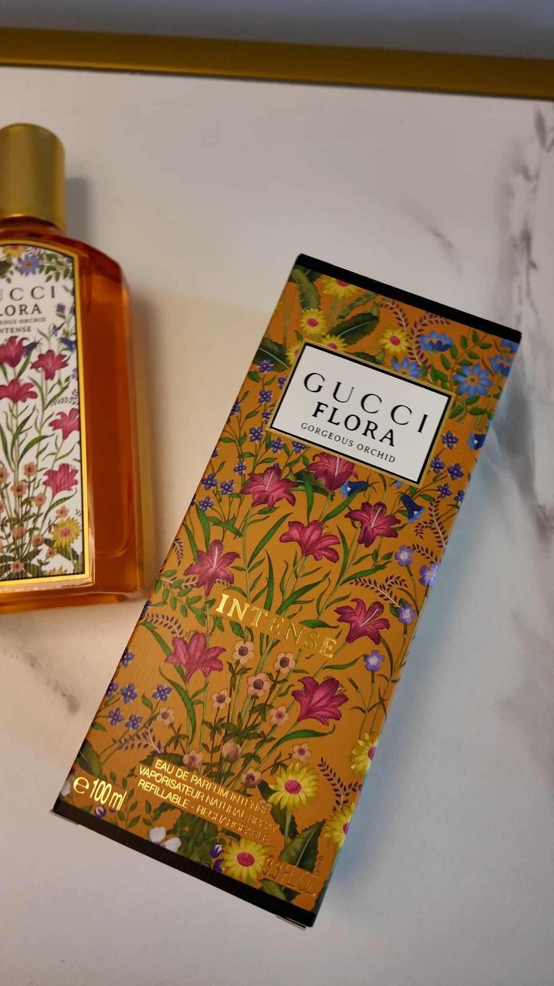 Gucci Flora Gorgeous Orchid Intense is NEW and has a warmer, more captivating feel with vanilla orchid, salty ozonic accord, and dark cocoa accord.

#LTKgrwm #LTKBeauty #LTKselfcare
