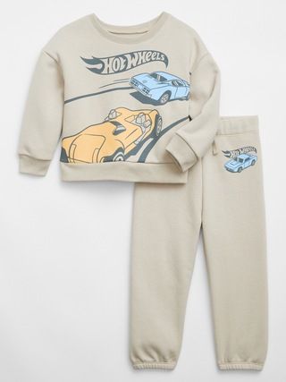 babyGap | Hot Wheels™ Fleece Two-Piece Outfit Set | Gap Factory