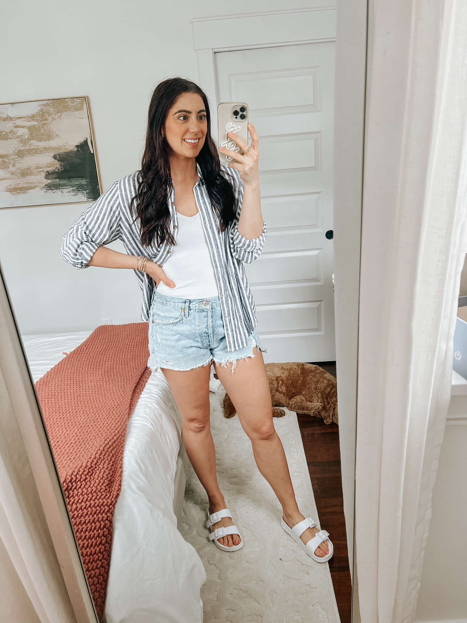 Summer Uniform

Linen shirt, denim shorts, sandals, AGolde shorts, striped shirt, bodysuit

#LTKSeasonal #LTKstyletip #LTKFind