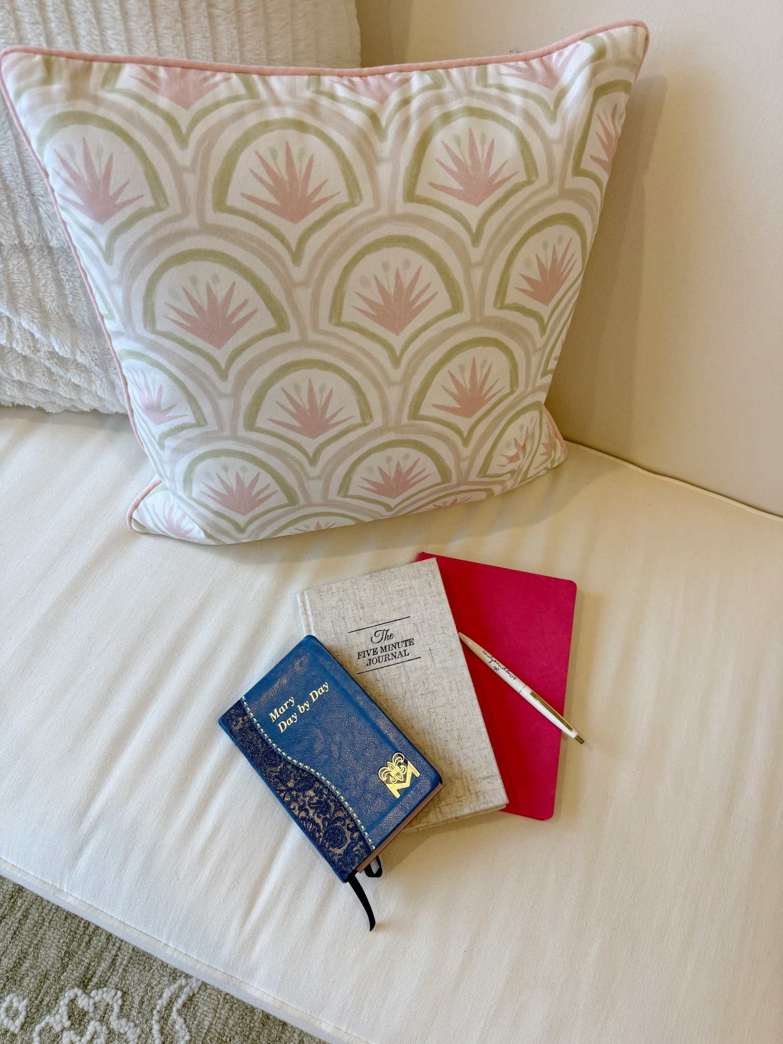 Using my favorite five minute journal daily! Great gratitude to start my day to day 