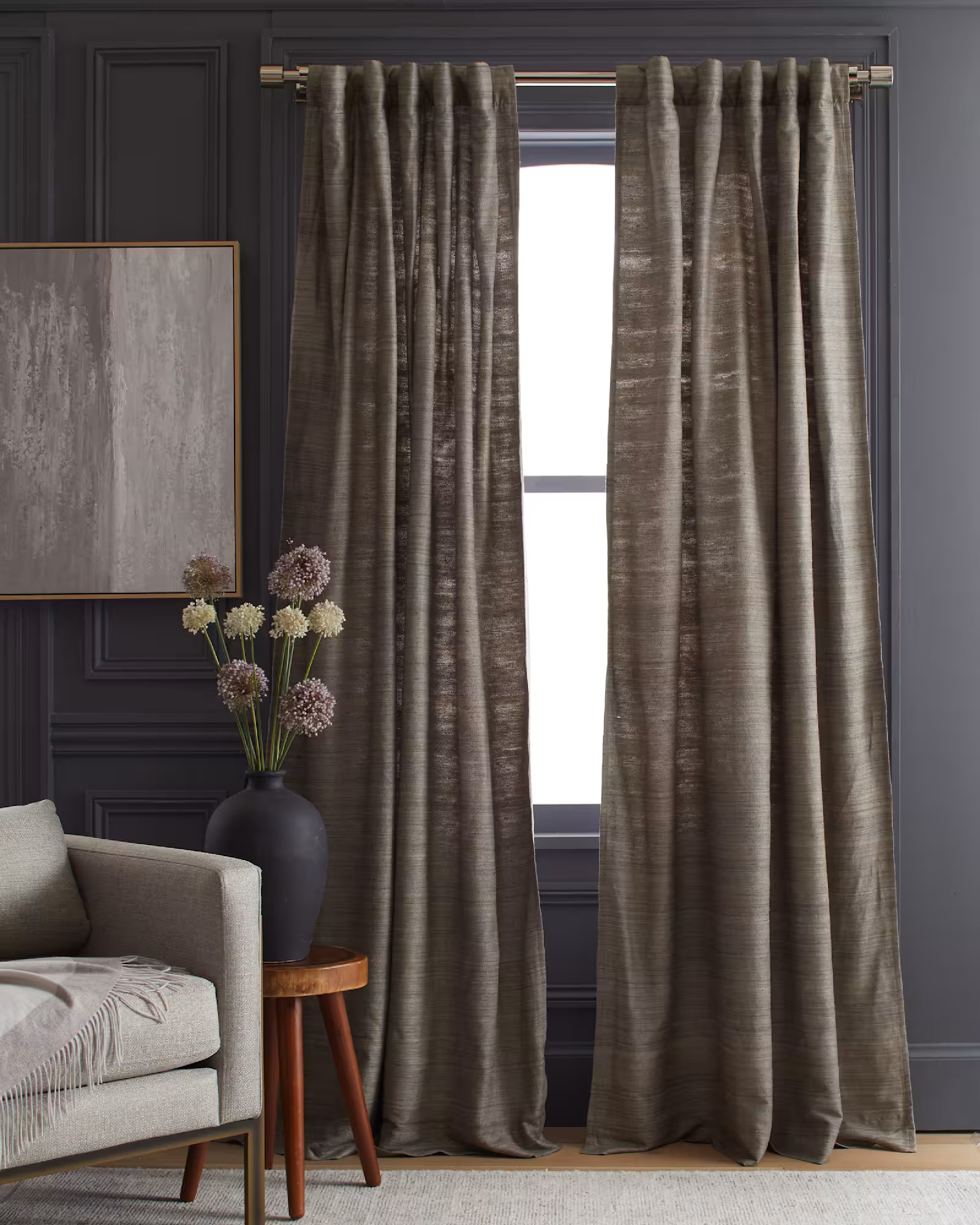 Raw Silk Curtain | Quince