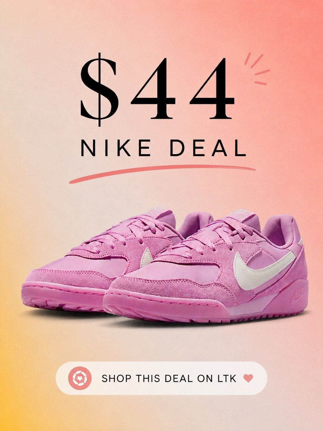 $44 Nike sneaker deal! Use code DAYONE

#LTKSaleAlert #LTKSeasonal #LTKgrwm