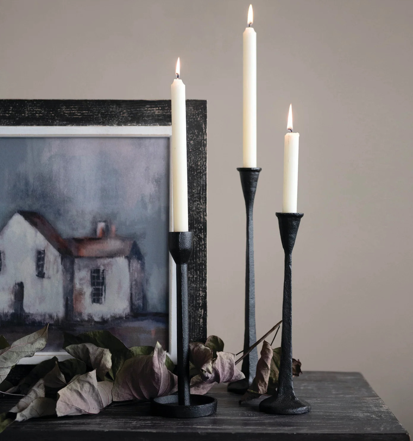 Iron Taper Candle Holders | Cottage and Key